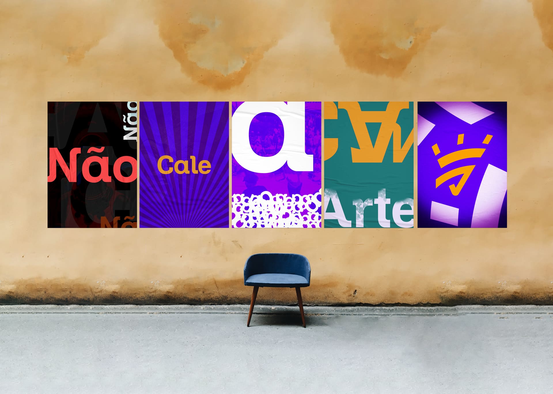 Posters Rua NCA Não Cale a Arte Sarau
